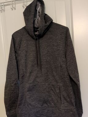 Women’s Dark Gray Pullover Hoodie Sweatshirt